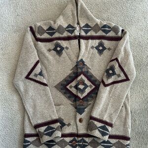 Geometric Patterned Cardigan